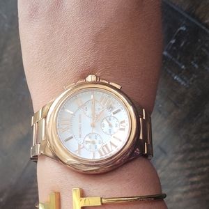 Michael Kors rose gold watch